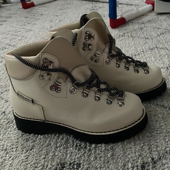 Proenza Schouler Lace-up Ankle Boots In 101 White. NBW too small for me! Size 6 - Picture 7 of 8